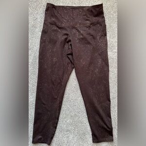 Champion C9 Women’s Leggings Brown And Gold Size Large‎